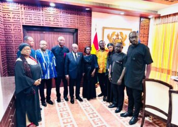 Prez Akufo-Addo officially informed of the Demise and funeral of the late Kangberee