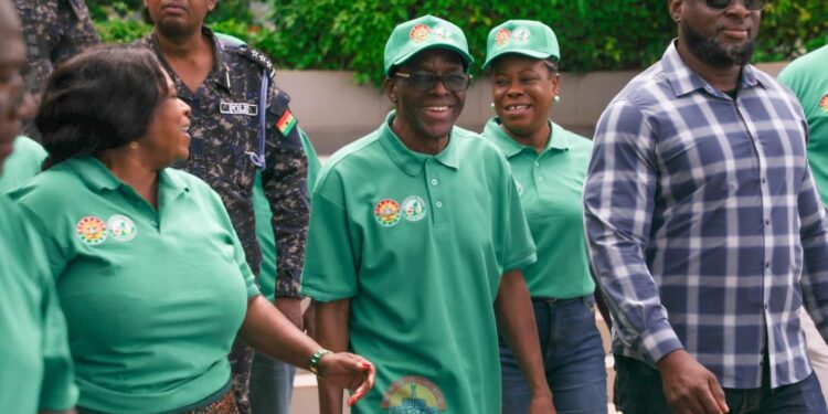 Speaker Bagbin today led Parliament to observe Green Ghana Day. (PHOTOS)