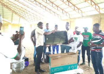 MP For Wa East Donates 43-inch Digital Flat-Screen Television and Dining Saucepans to Funsi SHS