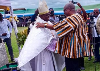 Mahama Attends Episcopal Ordination of New Catholic Bishop for Wa