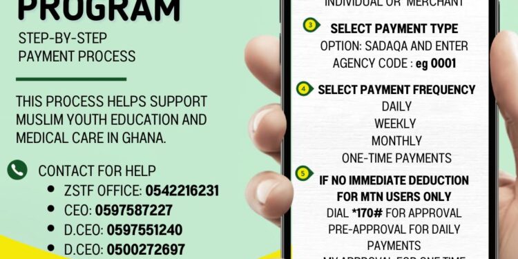 Zakat and Sadaqa Trust Fund Goes Digital, Announces Shortcode (*789*2#) For Payment