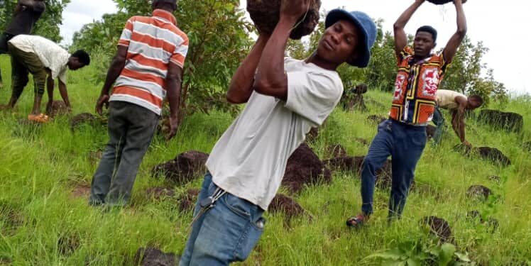 Camboo Drivers Mobilize to Fix Bad Portions of Wa-Dorimon Road