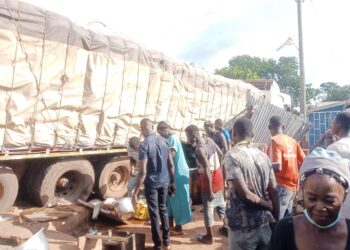 ACCIDENT: Several Stalls and Wares Destroyed At Nadowli