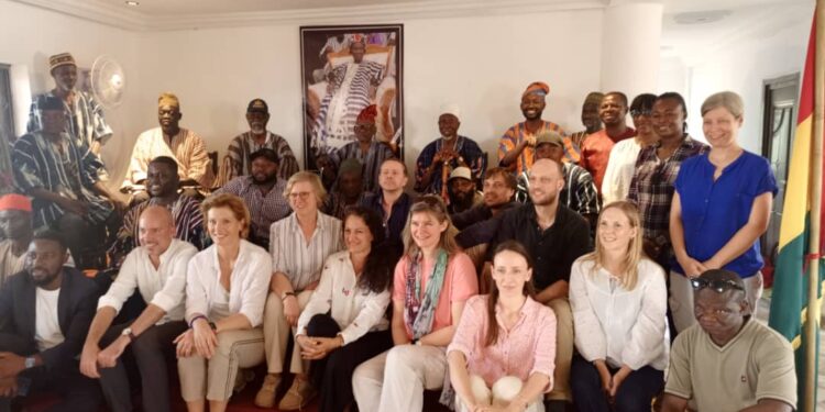 GIZ Delegation Calls on Nandom Paramount Chief