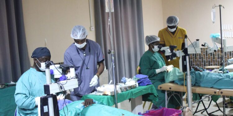 188 Eyes Regain Sight After Cataract Surgery Outreach in Nandom