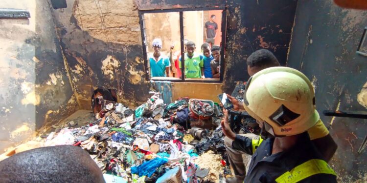 Fire Outbreak Destroys Single Room at Gbilsig in Nandom