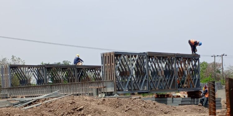 MP Sumah Hails Progress on Nyimbali-Samatigu Bridge, Set for Rainy Season Relief