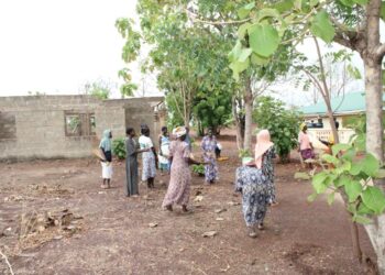 Women Lead Weekly Clean-Up Exercise at Nabaala CHPS Compound; Community Builds Maternity Block