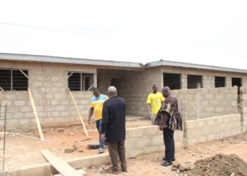 MP, MCE Inspect Ongoing Projects Across Nandom Constituency