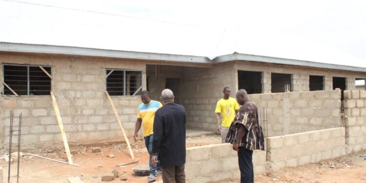MP, MCE Inspect Ongoing Projects Across Nandom Constituency