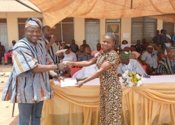 Lambussie MP, Dr. Beyuo Awards Scholarships to 93 Students.