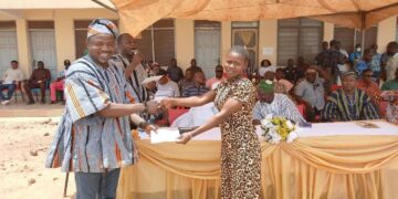 Lambussie MP, Dr. Beyuo Awards Scholarships to 93 Students.