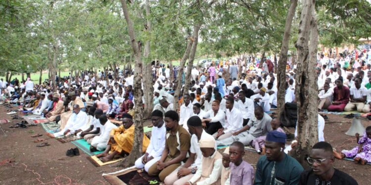 Large Crowd Marks Eid-ul-Adha Celebration in Nandom