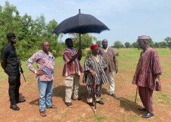 Nandom Naa Inspects Disputed Hospital Lands, Pushes for Out‑of‑Court Settlement
