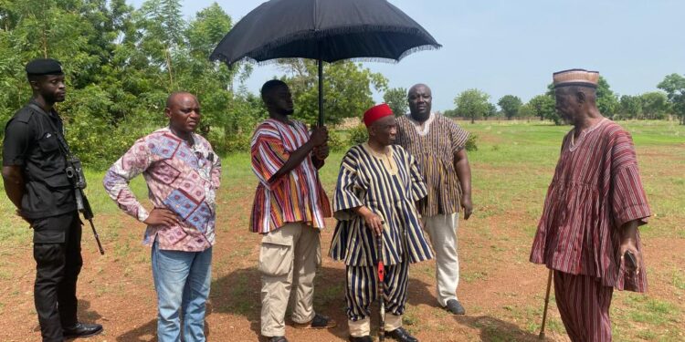 Nandom Naa Inspects Disputed Hospital Lands, Pushes for Out‑of‑Court Settlement