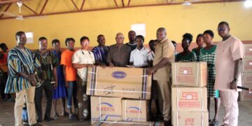 Nandom: Over 100 Beneficiaries Receive Sewing Machines, Carpentry Tools Under National Apprenticeship Programme