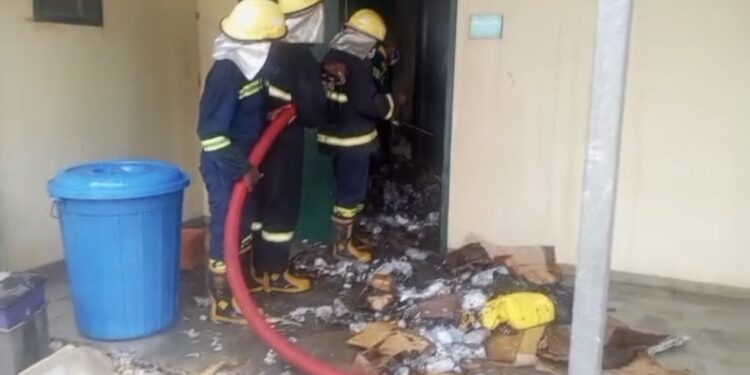 Fire Outbreak Hits Parts of Wa West District Hospital