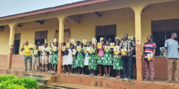 Volunteers for Anthony Mwinkaara Sumah (VAMS) Distributes Books To Pupils