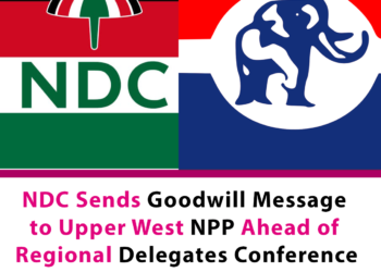 NDC Sends Goodwill Message to Upper West NPP Ahead of Regional Delegates Conference