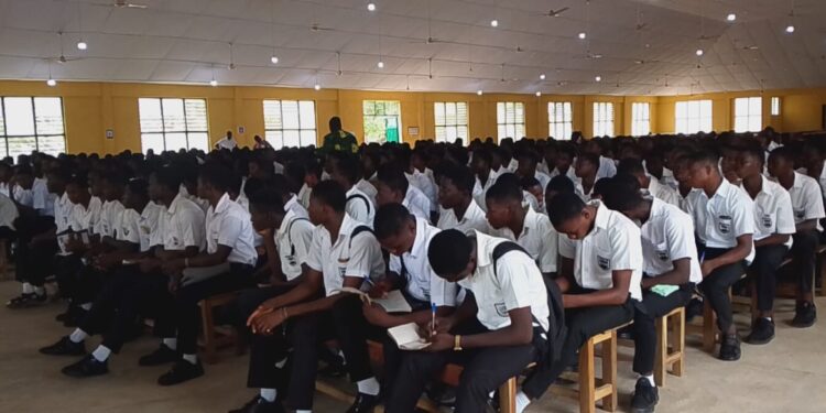 YEA Sensitizes Tech Students in Nadowli/Kaleo on Overseas Labour Exchange Opportunities