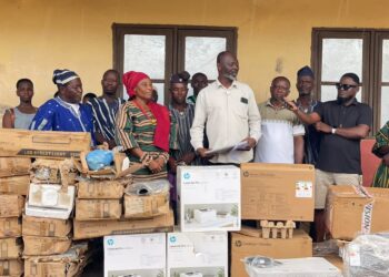DBI MP Donates Educational Equipment to Daffiama and Bussie Technical Institutes