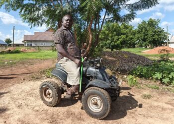 Physically Challenged Teacher Appeals for GH¢15,000 Support to Replace Decrepit Disability Bike